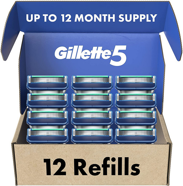 Gillette 吉列 锋隐5 剃须刀头 12个装129.74元（需用券）