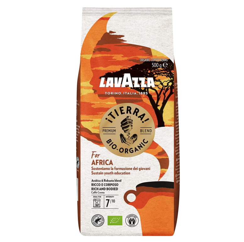 雨林联盟认证，LAVAZZA 拉瓦萨 Tierra!大地系列 中度烘焙咖啡豆 500g63.43元