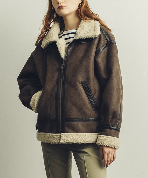 <span>降￥220反季白菜！</span>S码，Alpha Industries 阿尔法工业 B3 女士仿羊皮皮毛一体皮衣夹克 TA7131新低490.34元