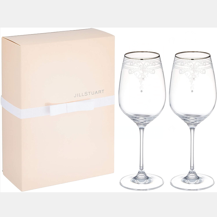 Narumi 鸣海 X JILL STUART 手工玻璃镶水钻红酒对杯 GW4132-63393A新低215.03元