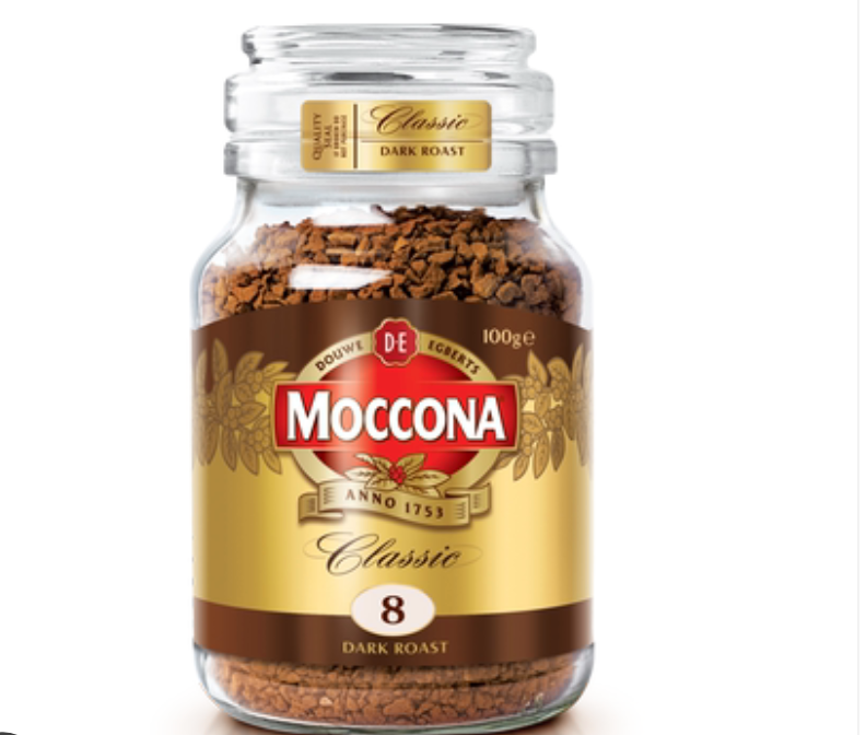 Moccona 摩可纳 经典8号 深度烘焙冻干黑咖啡 100g*2件 赠马克杯+勺89元包邮（拍2件）