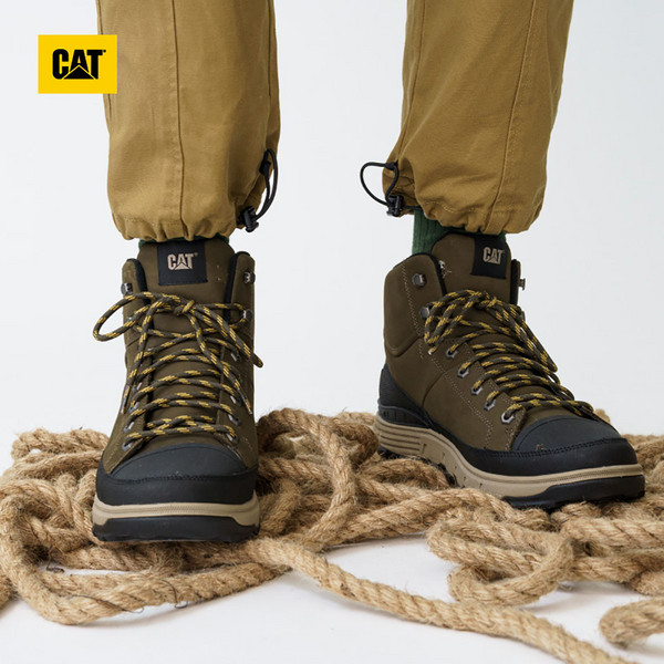 CAT 卡特 男士真皮休闲工装靴283元包邮