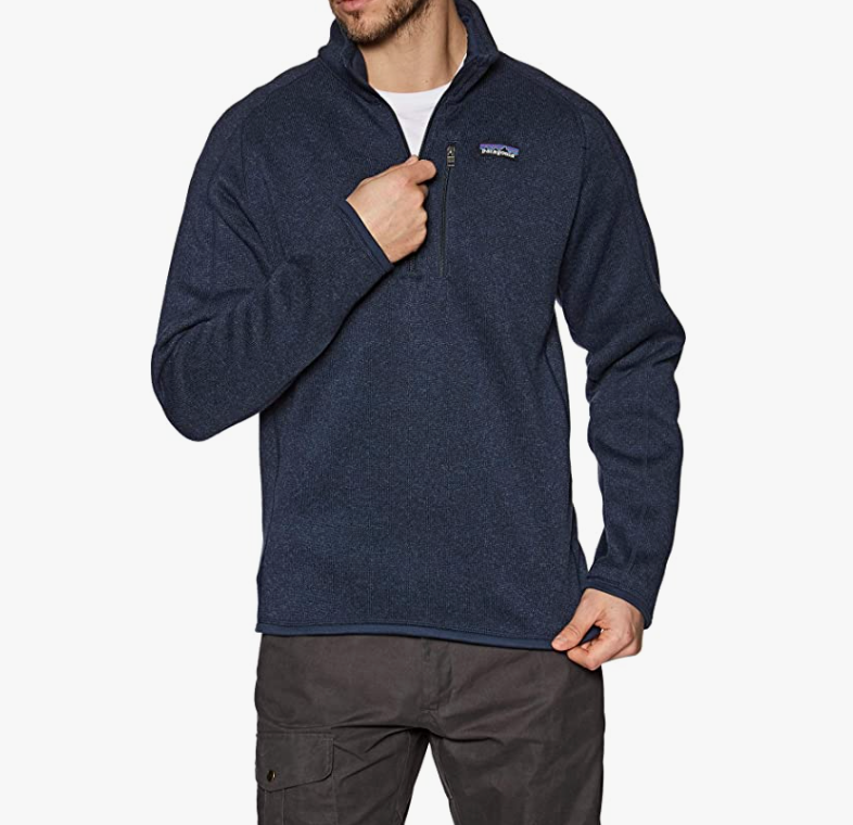 Patagonia 巴塔哥尼亚 Better Sweater 1/4拉链 男士保暖抓绒衣564元