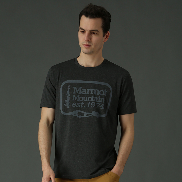 Marmot 土拨鼠 Conveyor 男士棉感速干短袖T恤 N44193 多色史低89元包邮（需领券）