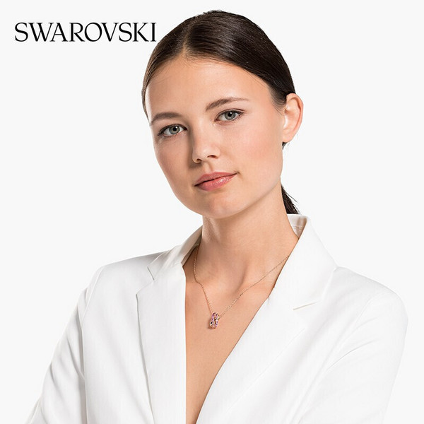 Swarovski 施华洛世奇 Twist Rows 125周年纪念款 灵动交错女士项链5563907378.61元（京东899元）