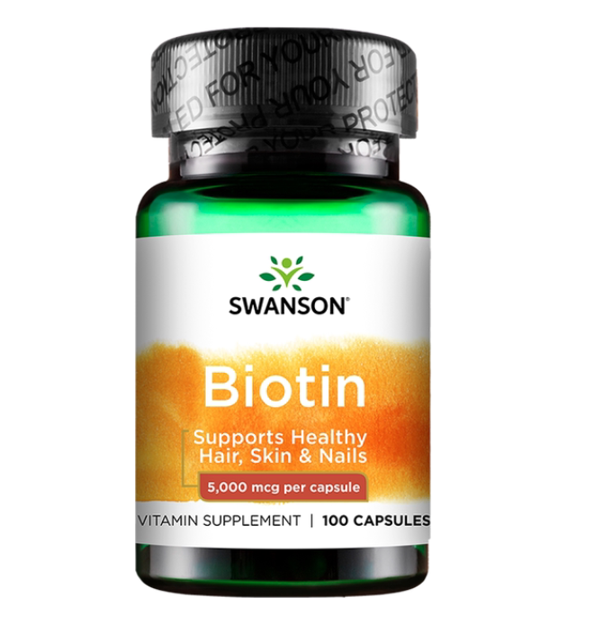 Swanson 斯旺森 防脱发白发 Biotin 生物素 100粒*2件91元包邮（双重优惠）