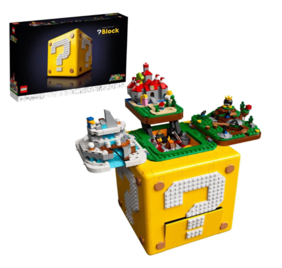 经典头铁专用，LEGO 乐高 超级马里奥系列 71395 64问号砖史低959元包邮