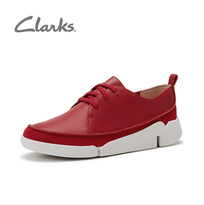Clarks 其乐 Tri Clara 女士系带三瓣底休闲鞋 26135253335.4包邮（多重优惠）