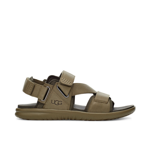 UGG Union Sandal 尤宁系列 男士真皮魔术贴露趾沙滩凉鞋 1114990313元包邮（需领券）