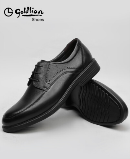 Goldlion  金利来 男士商务正装皮鞋 59623067101A381.4元包邮（双重优惠）