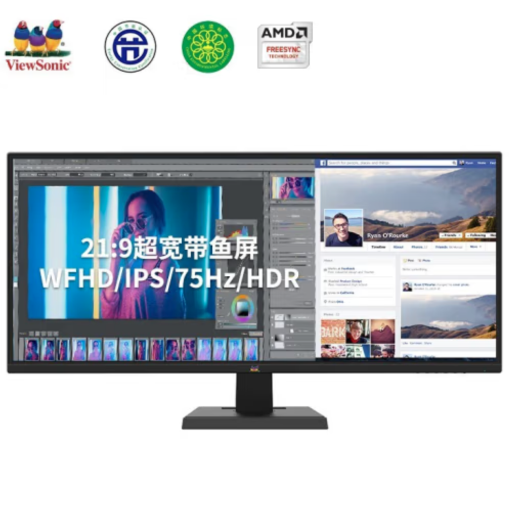 ViewSonic 优派 29英寸21:9超宽IPS带鱼屏 VX2980-HD999元包邮