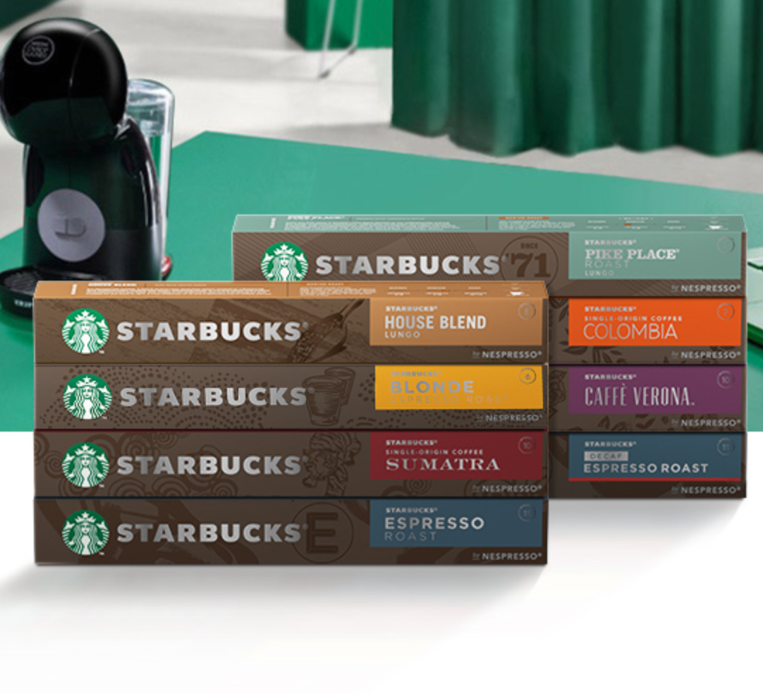 Starbucks 星巴克 Nespresso 胶囊咖啡 多口味 10粒39元起包邮（需领券）