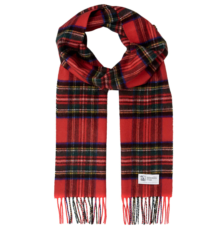 苏格兰百年奢侈羊绒品牌 Johnstons of Elgin  100%羊绒围巾 WA16史低388元（天猫1280元）
