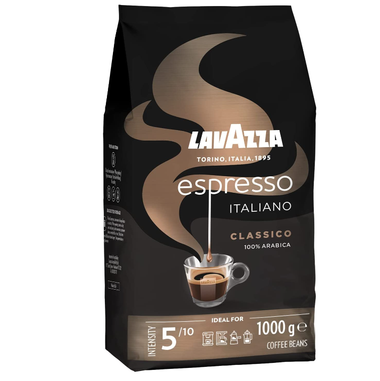意大利进口，LAVAZZA 乐维萨 意式浓缩咖啡豆 1000g129元