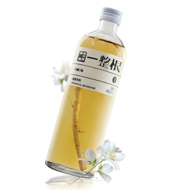 硬核颜究所 一整根人参水 480mL*6瓶99元包邮（需领券）