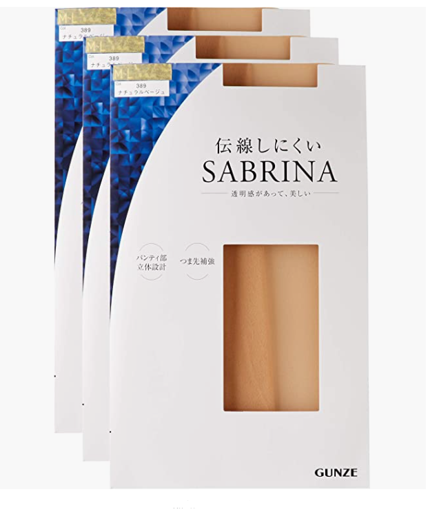 GUNZE 郡是 Sabrina 天鹅绒丝袜连裤袜 3双装 SP81147.21元（天猫39元/双）