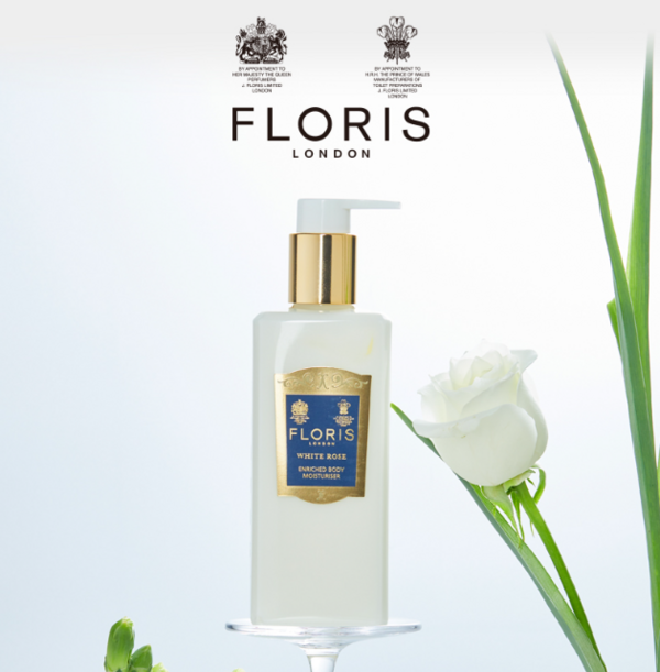 英国皇室御用，Floris London 佛罗瑞斯 White Rose 白玫瑰保湿身体乳250mL新低150.49元（天猫旗舰店318元）