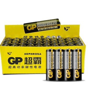 GP 超霸 碳性电池 5号/7号 40粒19.5元包邮（需领券）
