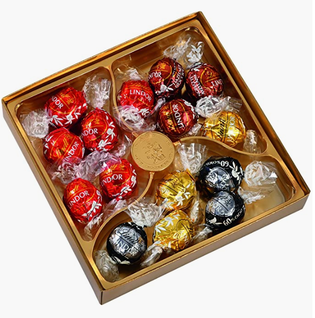 Lindt 瑞士莲 Lindor系列 混合装软心巧克力球礼盒装 187g（约15粒）37.27元