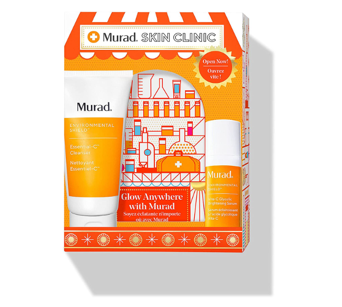Murad 慕拉 黃金VC光感旅行套裝（潔面60ml+精華10mL）136.87元