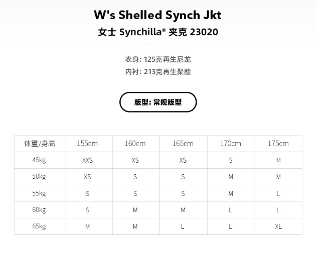 patagonia 巴塔哥尼亚  Synchilla® 女士防水保暖抓绒夹克 23020852.62元（天猫1899元）