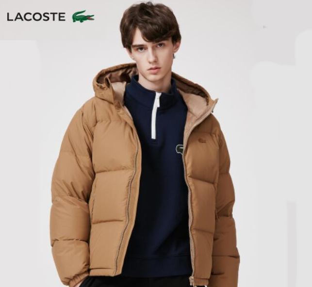 Lacoste 法国鳄鱼 22秋季新款男士纯色连帽羽绒服  多色多码1419.78元（天猫折后2513元）