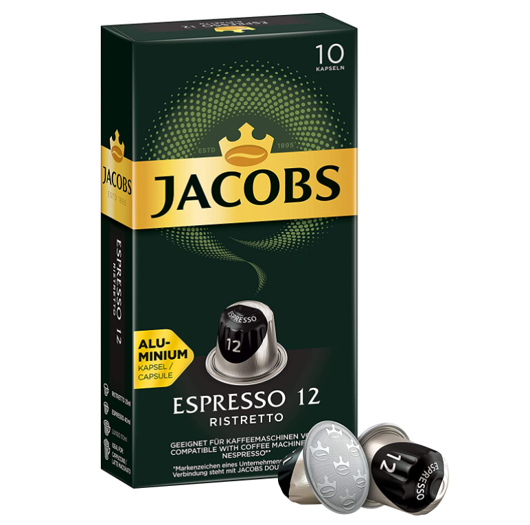 Jacobs 雅各布斯 铝制意式浓缩咖啡胶囊 12号 10颗*10盒245元