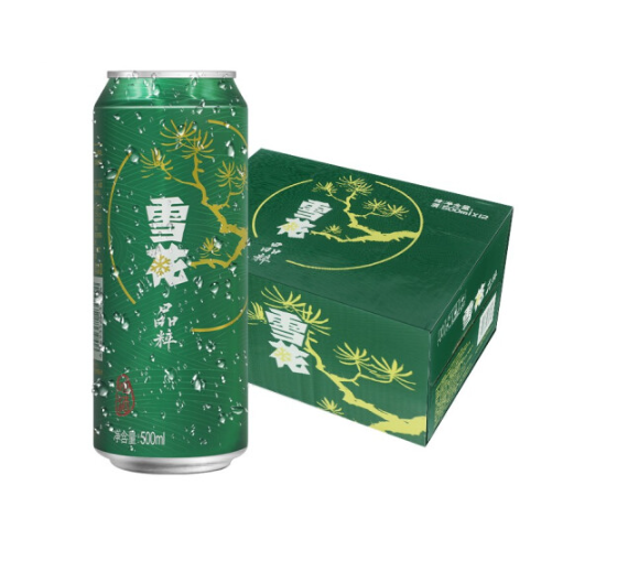 雪花啤酒 8度晶粹 500ml*12听  *3件88.5元（29.5元/件）