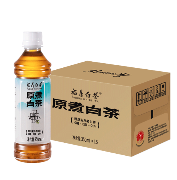 思路和 福鼎白茶 350mL*15瓶史低30.2元包邮（需领券）