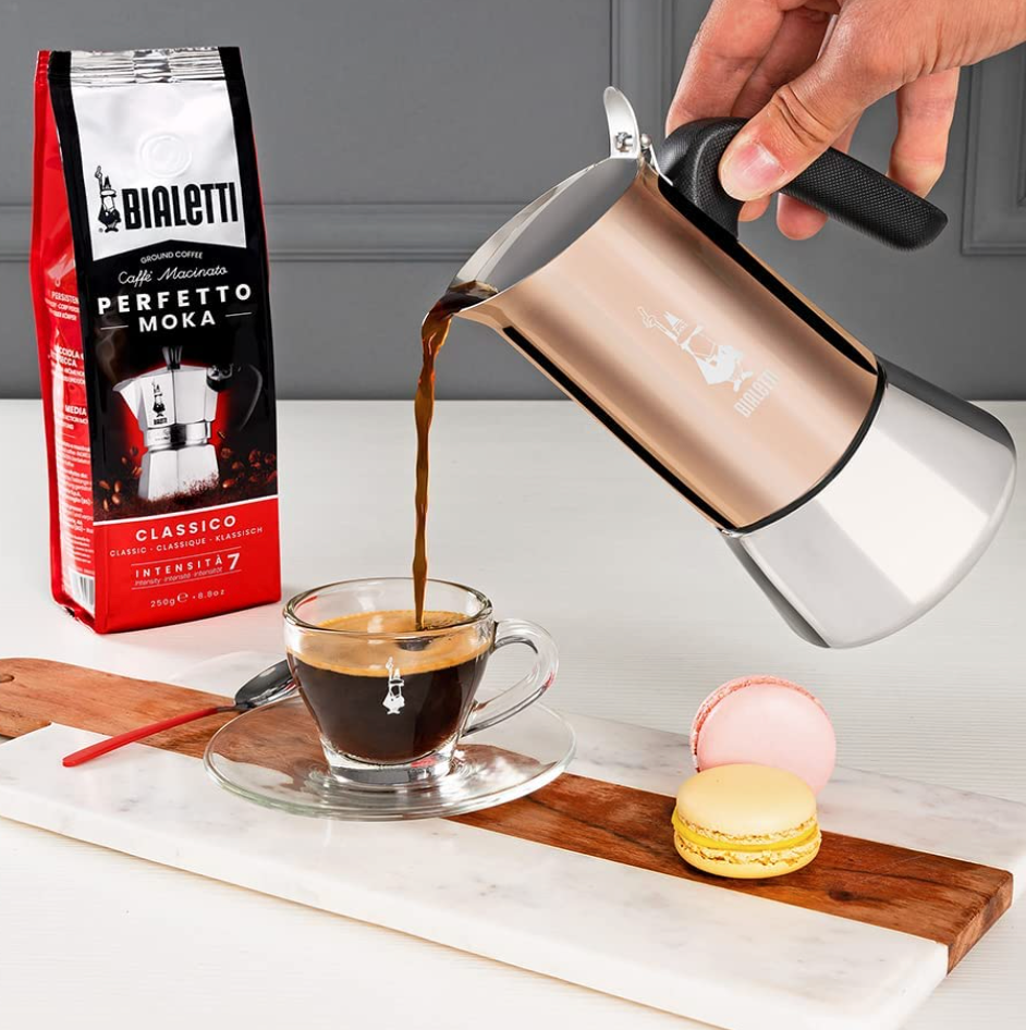 Bialetti 比乐蒂 新款venus 不锈钢电热意式摩卡咖啡壶 4杯量268.88元（prime会员92折）