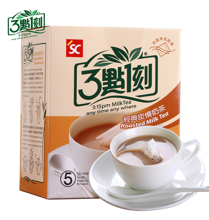 中国台湾进口 三点一刻 速溶奶茶 5袋装15.9元包邮（需领券）
