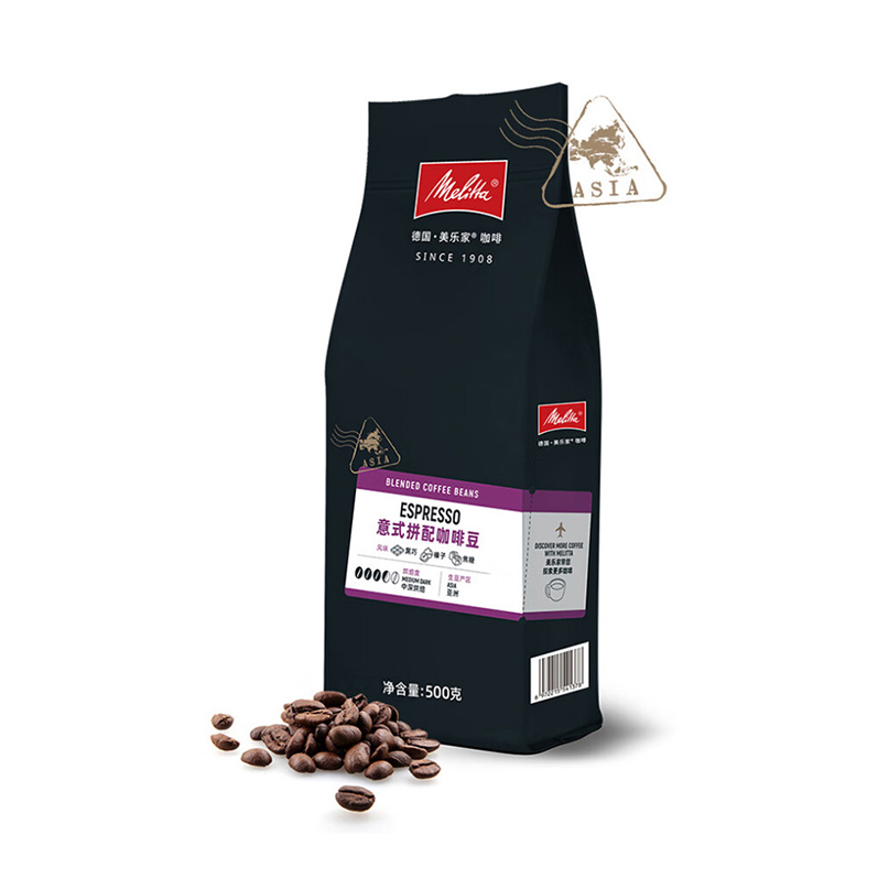 88vip会员，Melitta 美乐家 意式拼配咖啡豆（中深烘焙）500g*2袋104.35元包邮（52.18元/袋）