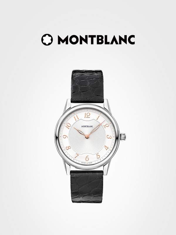 MONTBLANC 万宝龙 宝曦系列 女士真皮石英腕表 ‎123867新低3791.79元（天猫旗舰店12145元）