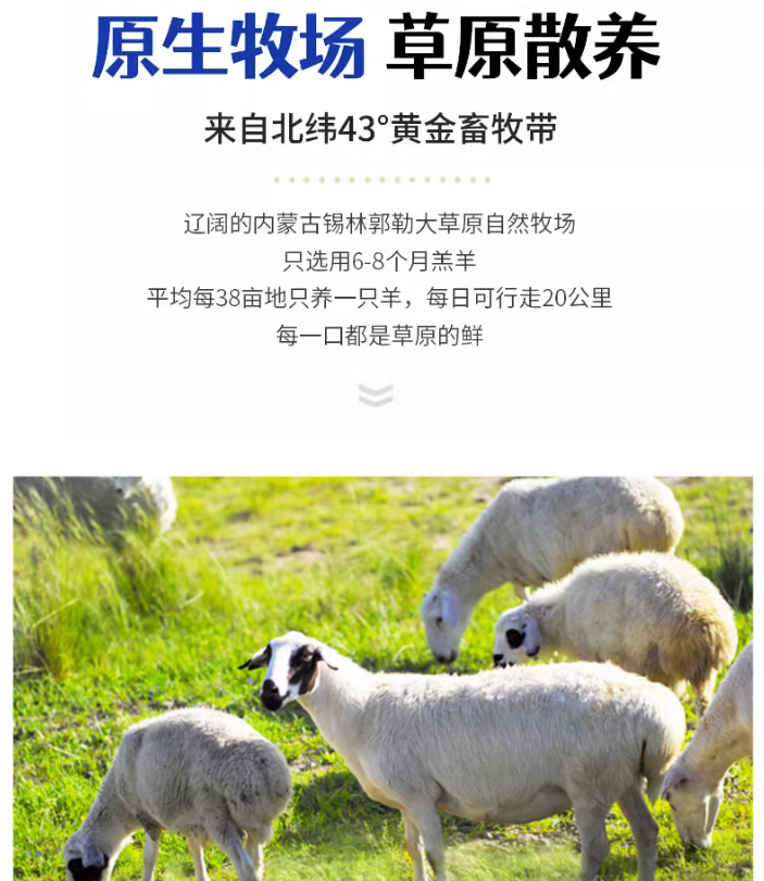 国家地理标志产品，沁牧青格尔 内蒙锡盟新鲜羊肉串 80串/800g119元顺丰包邮（需领券）