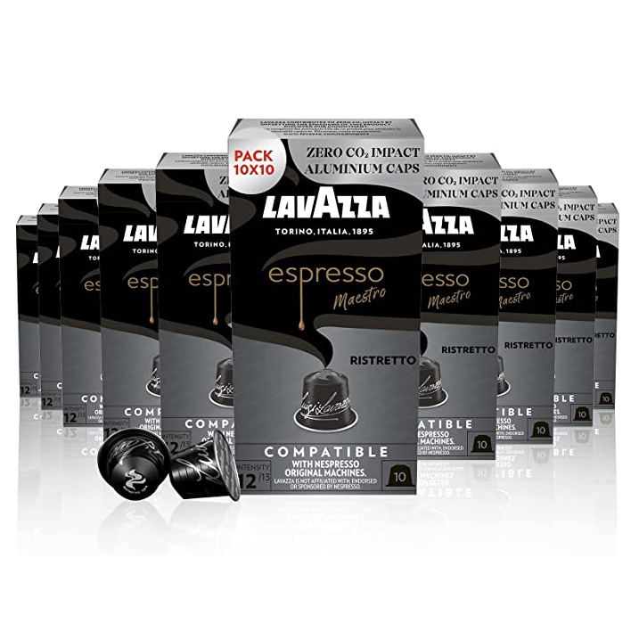 意大利进口，Lavazza 乐维萨 Maestro Ristretto大师系列 全新铝壳浓缩胶囊咖啡 100粒225.64元（2.46元/粒）
