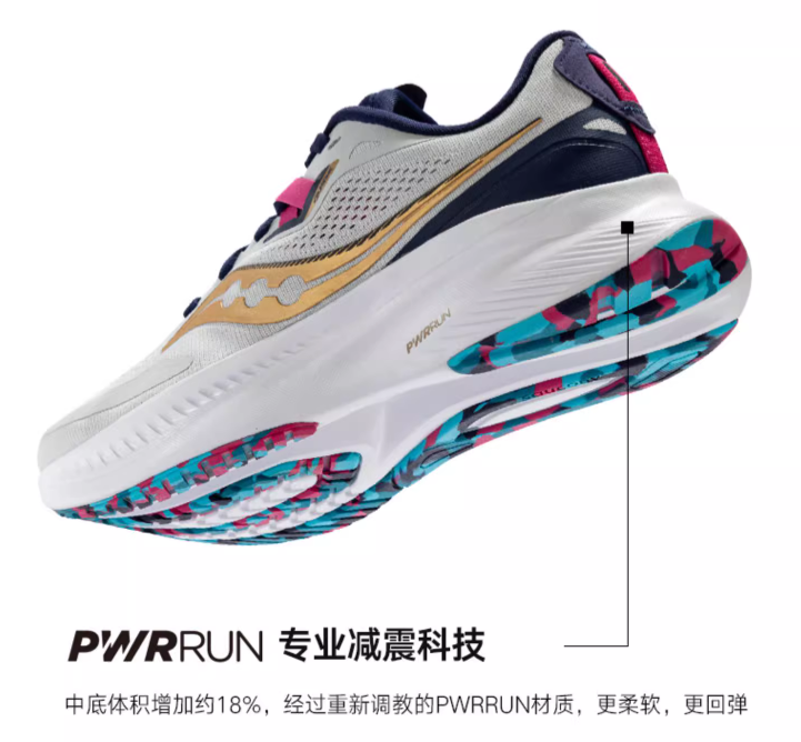 Saucony 索康尼 GUIDE 15向导15 男女款透气次顶级支撑跑步鞋474.73元包邮 （需凑单，实付511.56元）