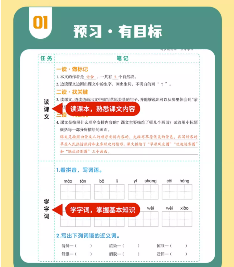 2024新版，升级版课堂笔记黄冈随堂笔记 语/数/英（1~6年级）15.8元起包邮