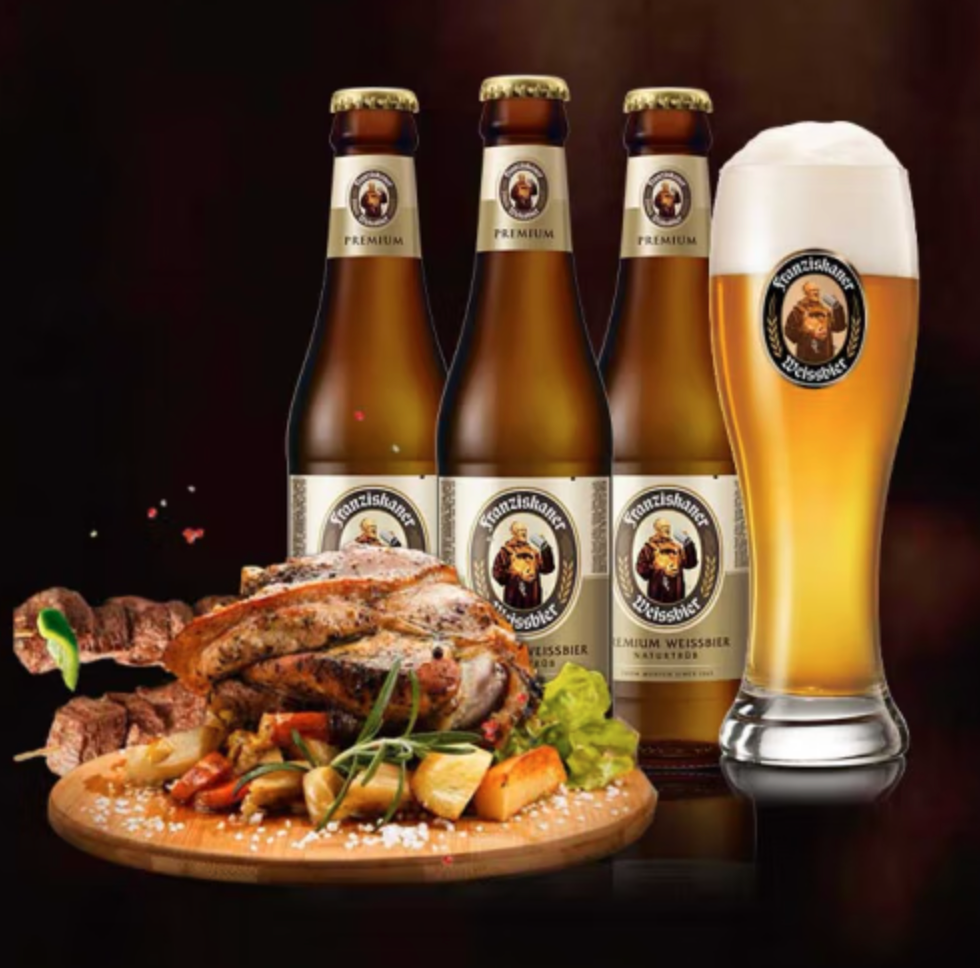 Franziskaner 范佳乐 教士啤酒小麦啤酒 250mL*12瓶新低34.95元包邮（多重优惠）