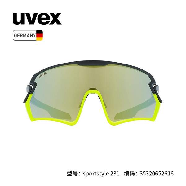 UVEX 优唯斯 Sportstyle 231系列 越野骑行运动太阳镜S532065 黄色新低332.41元
