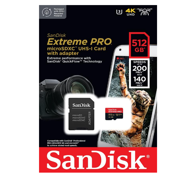 SanDisk 至尊超极速 256GB microSDXC存储卡（200MB/s）350.9元（京东479元）