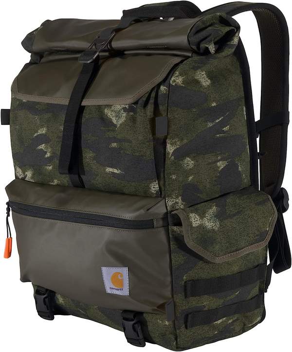 Carhartt 重型防水尼龙卷顶双肩背包40L895元