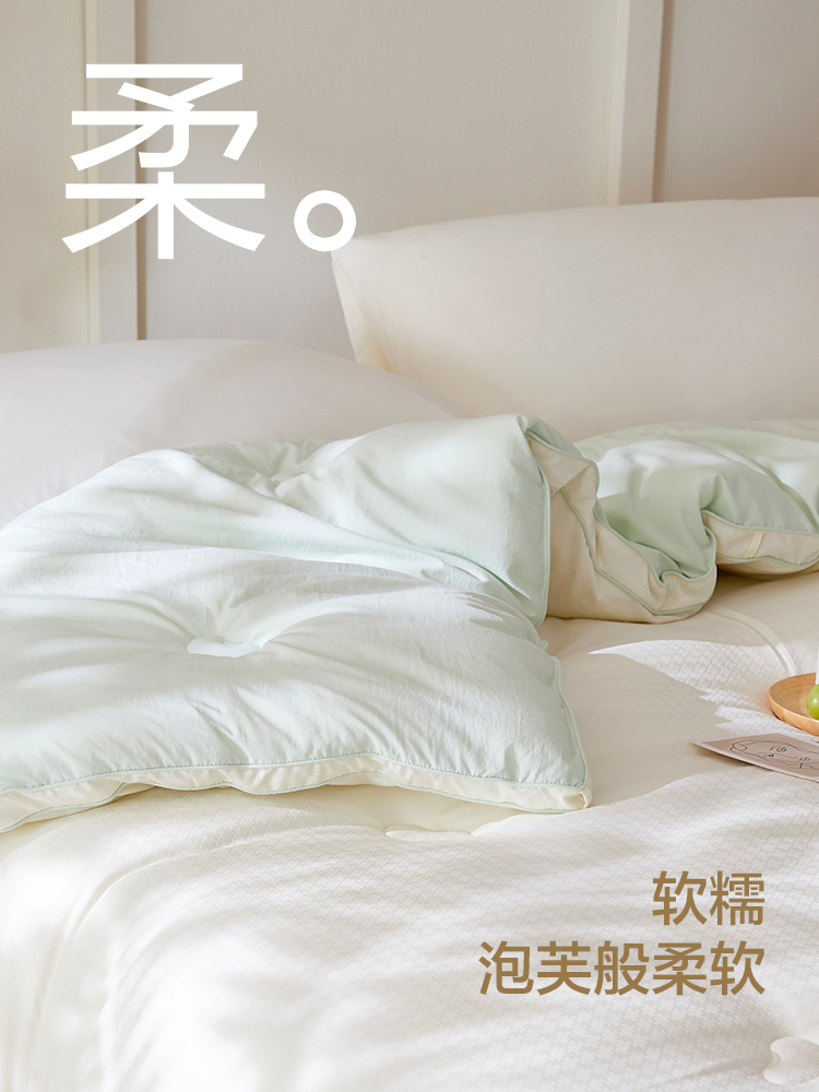 網(wǎng)易嚴選 A類抗菌大豆纖維肌理提花可水洗空調(diào)被 1.5*2米69元起包郵（需領(lǐng)券）