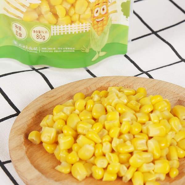 Goodfarmer 佳農(nóng) 即食水果型甜玉米粒（帶勺子） 80g*10袋新低11.37元包郵（1.14元/包）