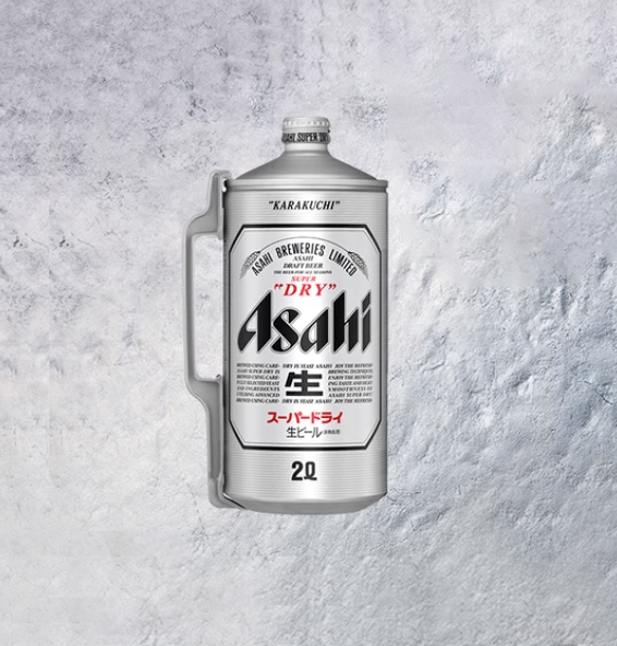 日本原装进口，Asahi 朝日 超爽生啤酒 2L桶装99元包邮（需领券）