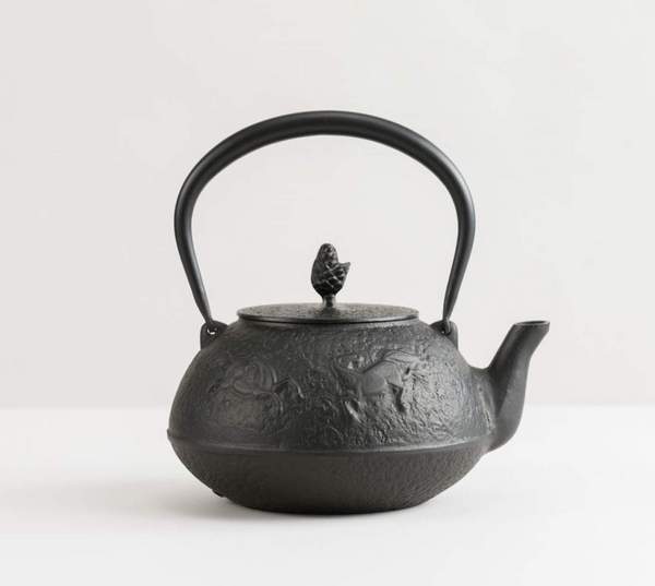 Iwachu 岩铸 南部铁器 11937 14型马肌 黑烧 日本铸铁茶壶1500mL724元（可3件9折）