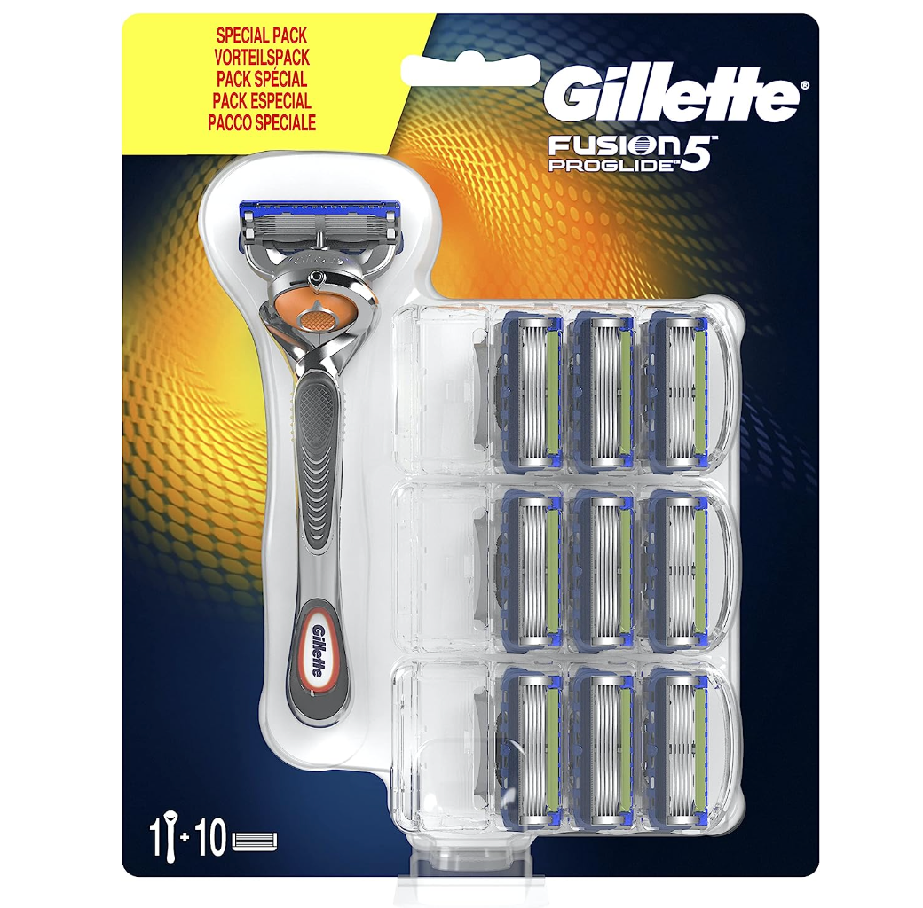 Gillette 吉列 Fusion5 ProGlide 锋隐致顺 男士剃刀套装（1刀架+10刀头）新低131元