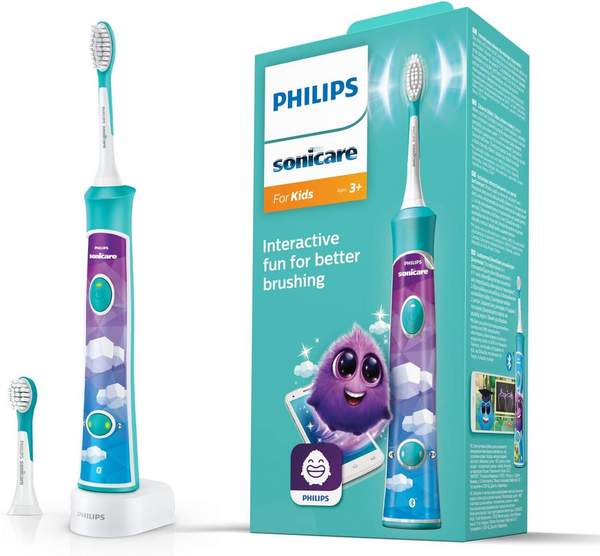 Philips 飞利浦 HX6352/42 蓝牙版 声波震动儿童牙刷 2刷头242.55元包邮包税（双重优惠）