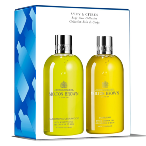 Molton Brown 摩顿布朗 豆蔻雪松+灌木香氛沐浴露礼盒300mL*2瓶