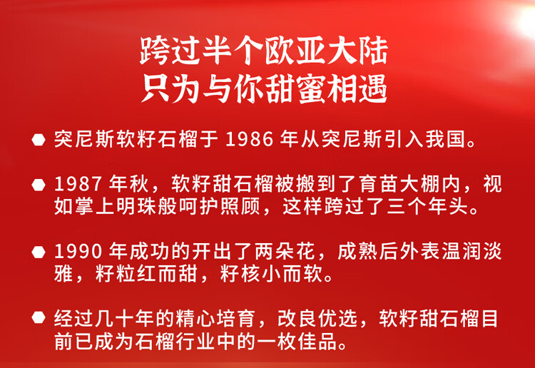 Dole 都乐 软籽石榴中秋礼盒装 6-9粒/总重3.2KG88元包邮（需领券）