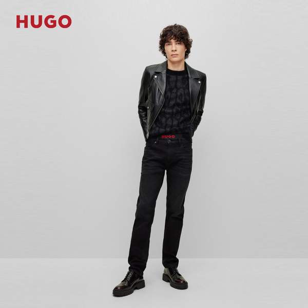 HUGO Hugo Boss 雨果·博斯 Hugo 734 男士修身直筒牛仔裤50484358482.44元（天猫旗舰店折后1200元）